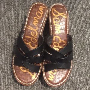 Sam Edelman Raynere Cork Slide Wedge Sandal